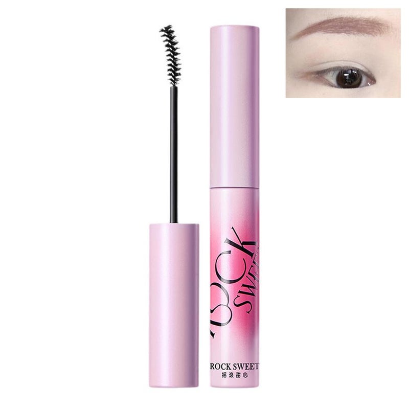 Eyebrow mascara with a velvety, long-lasting, natural-looking finish, and a milky, coffee-colored base. It's long-lasting, smudge-proof, and easy for beginners.